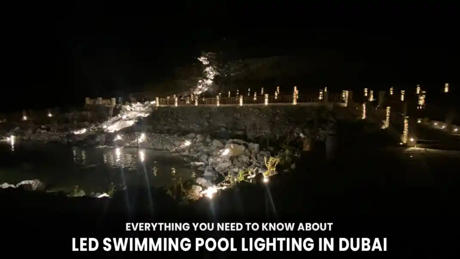 led swimming pool lighting dubai