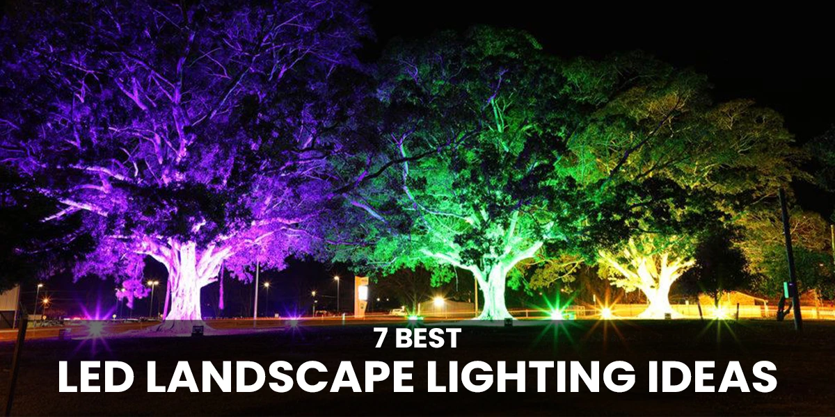 led landscape lighting ideas