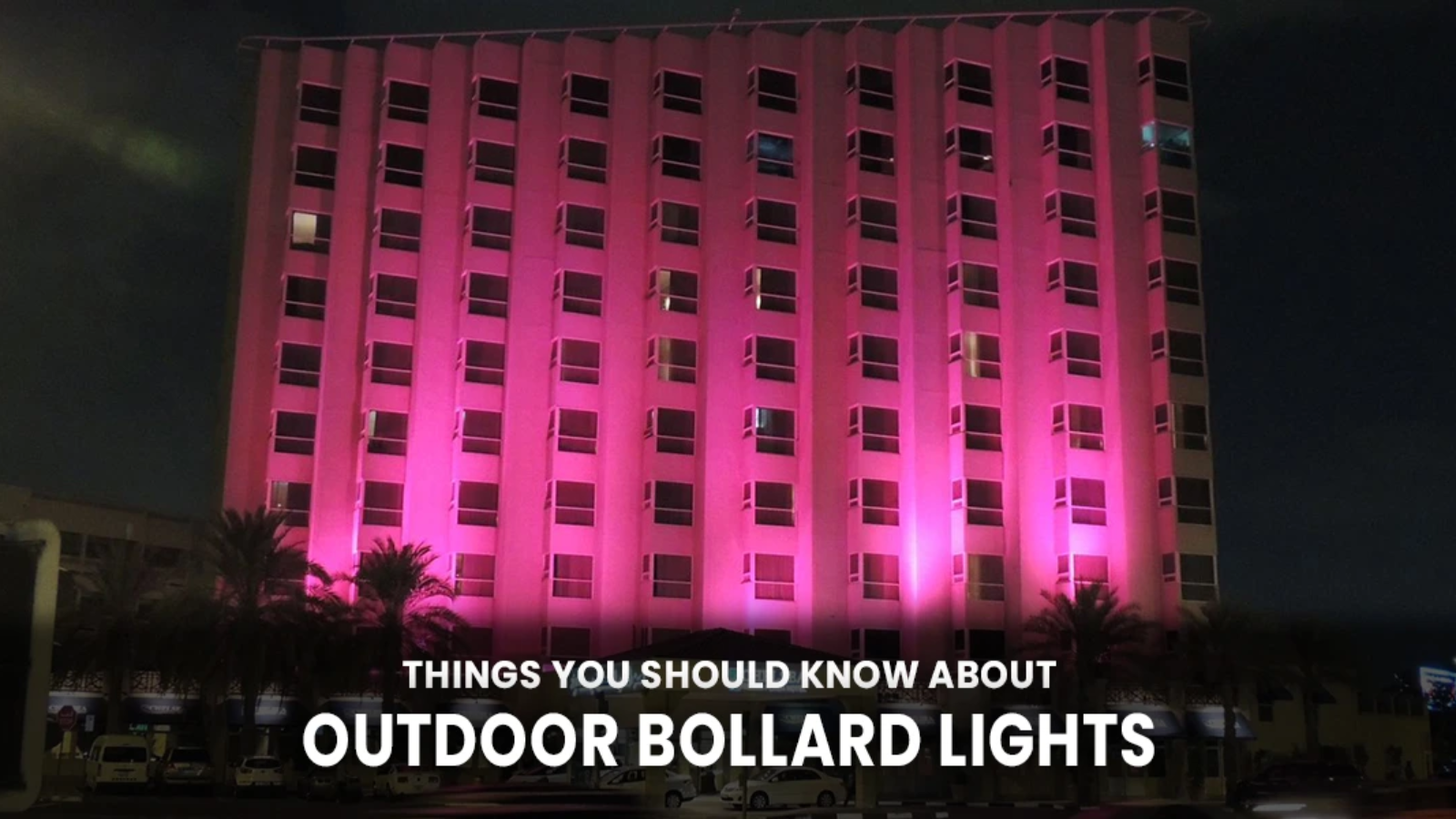 outdoor bollard lights