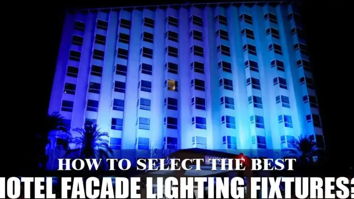 hotel facade lighting dubai