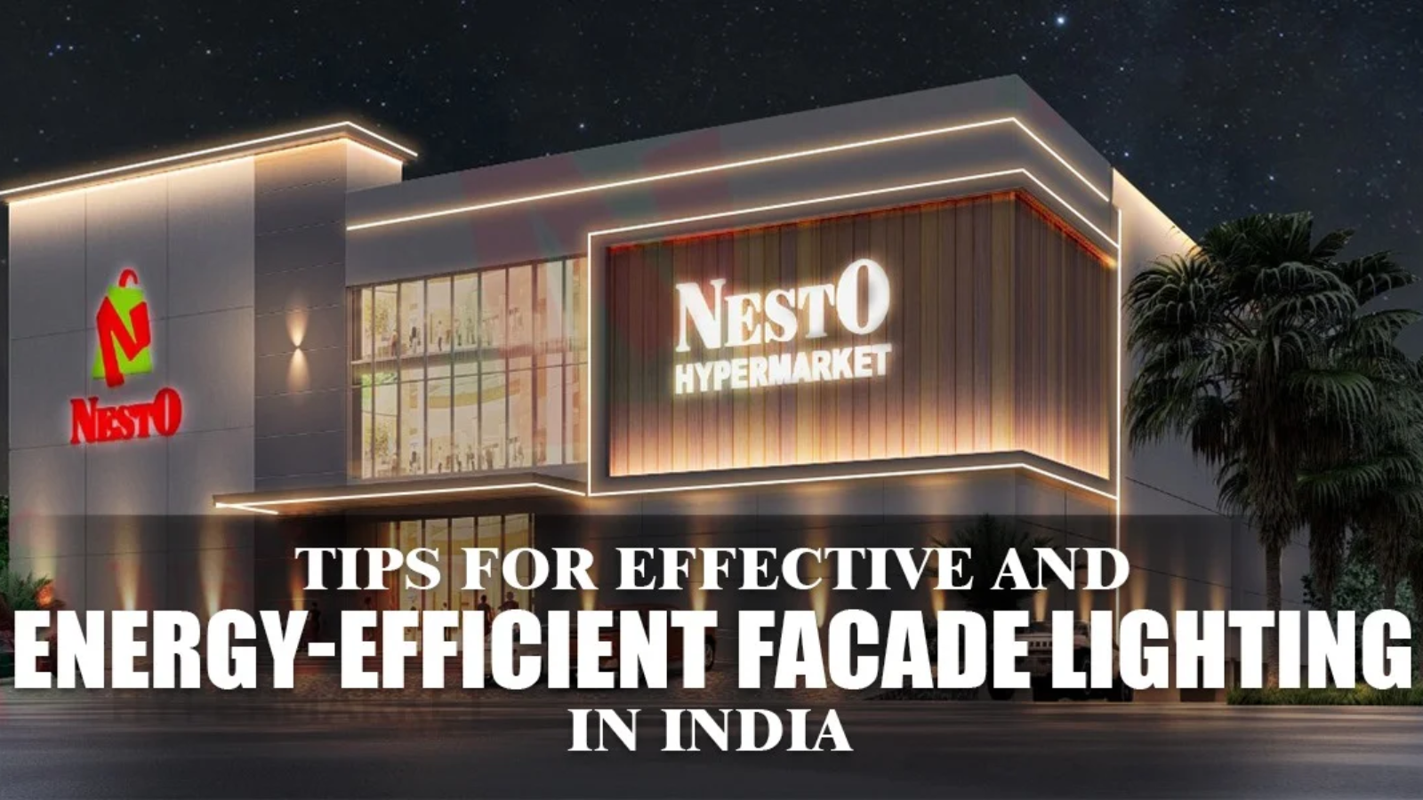 facade lighting india