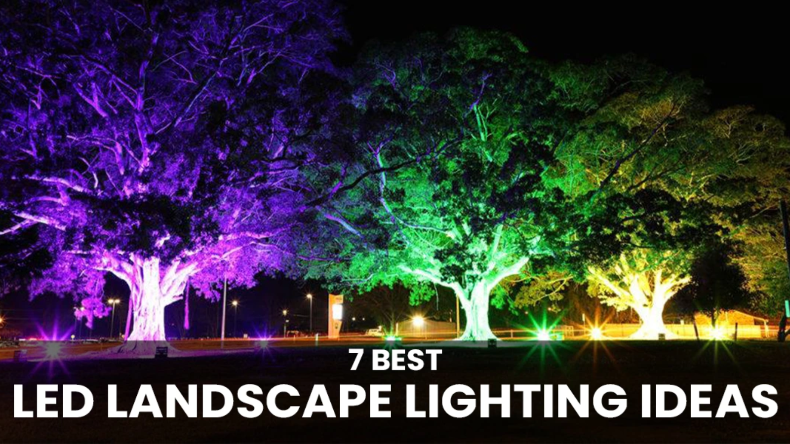 led landscape lighting ideas